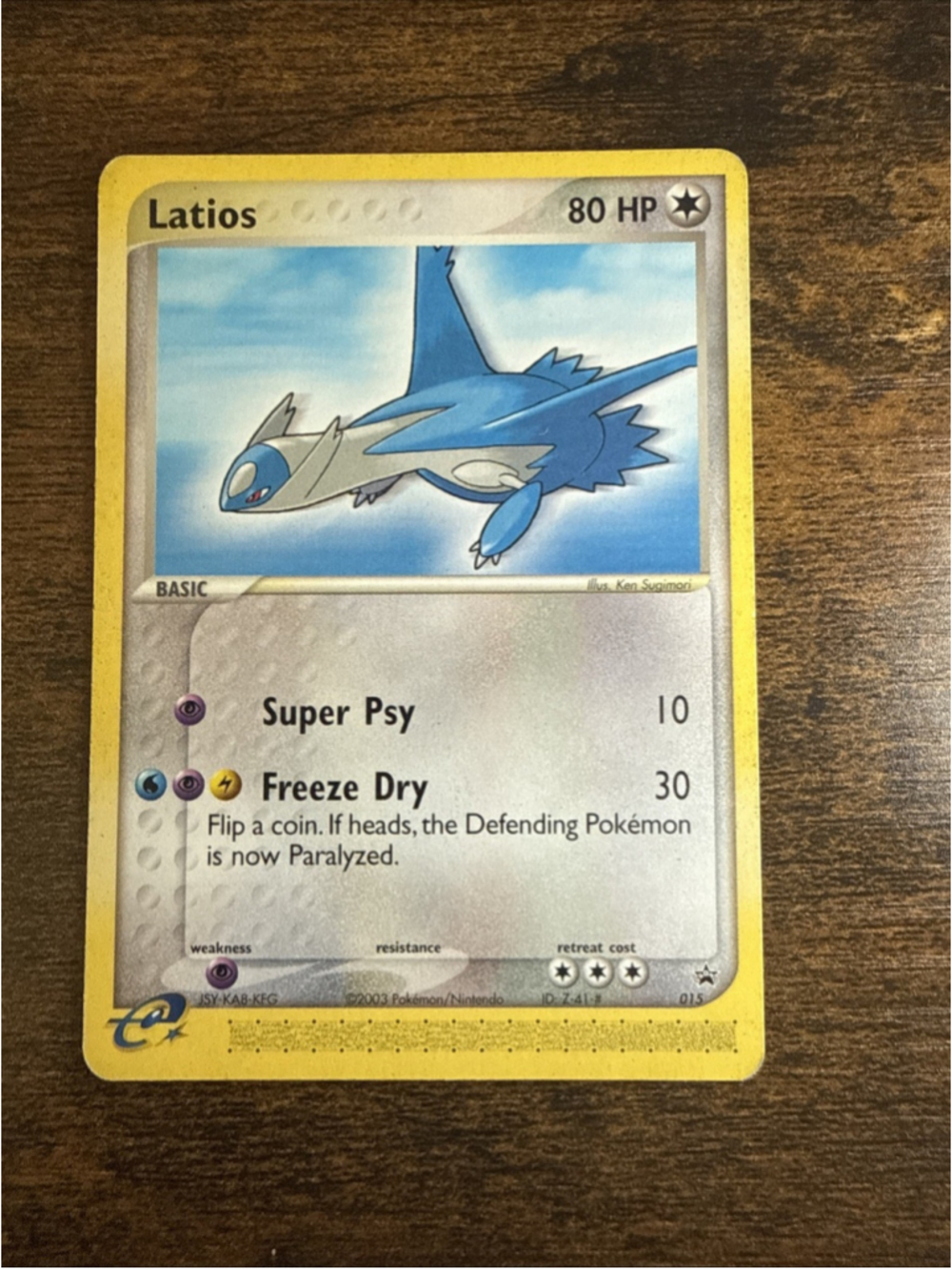 Latios - 015 (Pokemon Heroes: Latios & Latias DVD Release) 015 Nintendo Regular